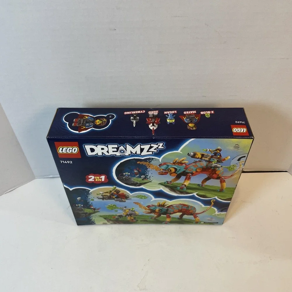 LEGO Building Toy Mateo's Fire Chameleon 71492 2-in-1 Set 443pc
